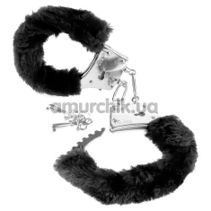 Наручники Fetish Fantasy Series Beginner's Furry Cuffs, чорні - Фото №1