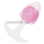 Анальна пробка Liebe Seele Crystal Icecream-Shaped Anal Plug Small, рожева - Фото №1