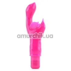 Вибратор клиторальный и точки G Wanachi Happy Hummer, розовый - Фото №1