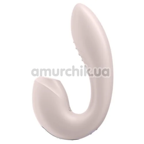 Вібратор з вакуумним стимулятором Satisfyer Sunray, рожевий