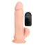 Вібратор Nature Skin Bendable RC Vibrator With Balls, тілесний - Фото №1