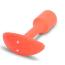 Анальна пробка з вібрацією B-Vibe Vibrating Snug Plug 1, помаранчева - Фото №4