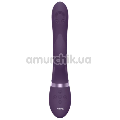 Вибратор с пульсацией Vive Aimi, фиолетовый