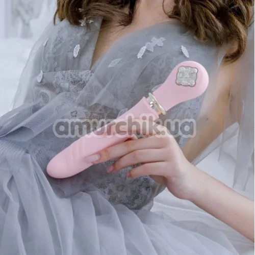 Вибратор с подогревом Zalo Desire Pre-Heating Thruster, розовый