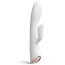 Вибратор с подогревом Dorcel Flexi Rabbit, белый - Фото №1