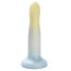 Фаллоимитатор Alume Smooth Silicone Dildo, зелено-желтый - Фото №3