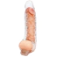 Насадка на пеніс Size Up 1 Inch See-Thru Stretch Penis Extender With Pleasure Dots & Ball Loop, прозора - Фото №7