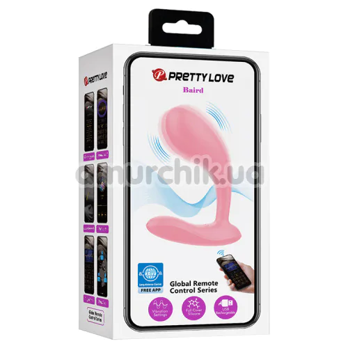 Вибратор Pretty Love Baird, розовый