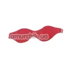 Маска на очі Ultimate Bondage Silicone Eye Mask, червона - Фото №1