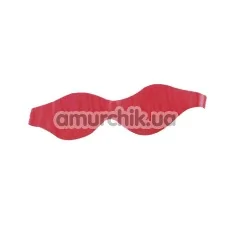 Маска на очі Ultimate Bondage Silicone Eye Mask, червона - Фото №1