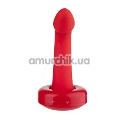 Анальная пробка с вибрацией Butt Plug Flexi Head 5, красная - Фото №1