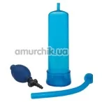 Вакуумна помпа Penis Enlarger, гладенька блакитна - Фото №1