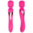 Універсальний вібромасажер Foxshow Silicone Dual Massager, рожевий - Фото №4
