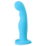 Вібратор для точки G Virgite Fantasy Dildos Vibrating Silicone Dildo Lovely, блакитний - Фото №1
