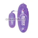 Віброяйце Basix Rubber Works Jelly Egg, фіолетове - Фото №1