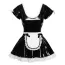 Костюм горничной Black Level Vinyl Maid's Dress, черный - Фото №4