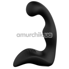 Вібростимулятор простати Silicone Prostate Massager, чорний - Фото №1