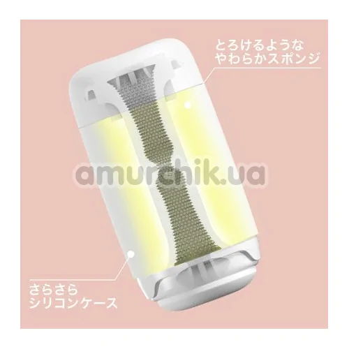 Мастурбатор Tenga Puffy Sugar White, білий