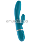 Вибратор Liebe Pleasure Toys Bend It Plus, голубой - Фото №1
