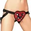 Трусики для страпона Lux Fetish Red Heart Strap-on Harness - Фото №1