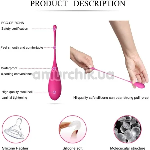 Набор вагинальных шариков FemmeFit Pelvic Muscle Training Set, розовый