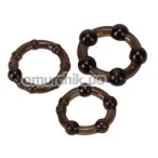 Набор эрекционных колец Ultra Soft & Stretchy Pro Rings Black, 3 шт - Фото №1