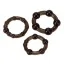 Набор эрекционных колец Ultra Soft & Stretchy Pro Rings Black, 3 шт - Фото №1