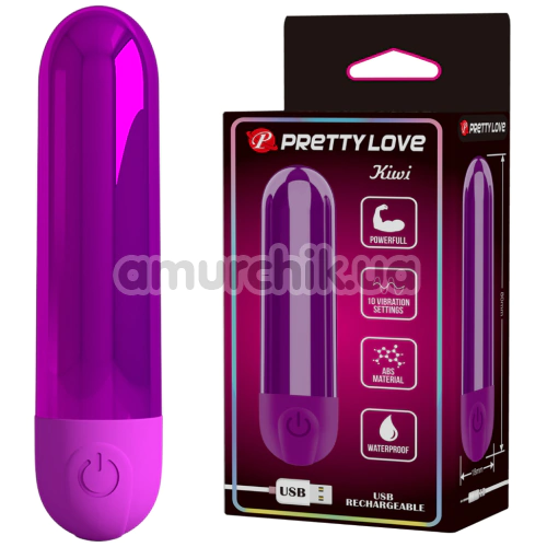 Кліторальний вібратор Pretty Love Kiwi, фіолетовий