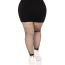 Леггинсы Leg Avenue Industrial Net Footless Tights, черные - Фото №8