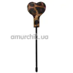 Стек Fetish Heart Shaped Paddle Leopard Frenzy, леопардовий - Фото №1