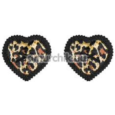 Прикраси для сосків Obsessive Playful Nipple Covers, леопардові - Фото №1