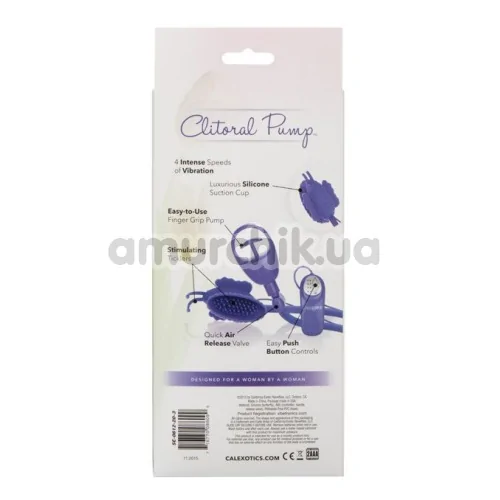 Вакуумная помпа для клитора Advanced Butterfly Clitoral Pump, фиолетовая