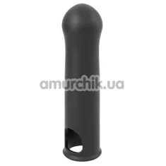 Насадка на пенис Dorcel Liquid-Soft Xtend, чёрная - Фото №1