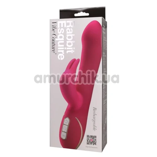 Вібратор Vibe Couture Rabbit Esquire, рожевий