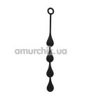 Анальная цепочка Black Mont Anal Penetrator M 17, черная - Фото №1