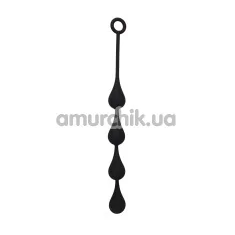 Анальная цепочка Black Mont Anal Penetrator M 17, черная - Фото №1