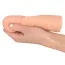 Насадка на пеніс Nature Skin Extension Sleeve  +4cm, тілесна - Фото №5