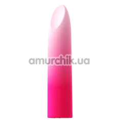 Клиторальный вибратор Party Color Toys Lippy, розово-белый - Фото №1
