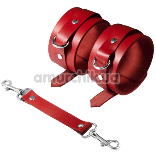 Фіксатори для ніг Feral Feelings Ankle Restraints, червоні - Фото №1