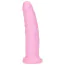 Фаллоимитатор с ароматом жвачки Delicious Dildo Bubble Gum 19.5 см, розовый - Фото №1