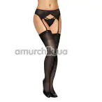 Чулки Stockings (модель 5528), черные - Фото №1