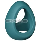 Эрекционное кольцо для члена Love To Love Flux Ring, бирюзовое - Фото №1