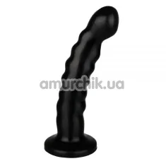 Анальний стимулятор Real Bubble P-spot Plug, чорний - Фото №1