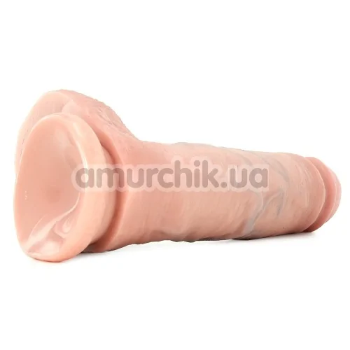 Фалоімітатор King Cock With Balls, 20.3 см тілесний