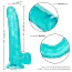 Фаллоимитатор Size Queen Dong 8, бирюзовый - Фото №7