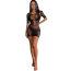 Сукня Star Night Stripes Net Mini Dress, чорна - Фото №4