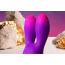 Клиторальный вибратор Rocks-Off Glo-Girl Bunny, фиолетово-розовый - Фото №12
