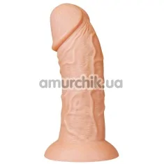 Фалоімітатор Realistic Curved Dildo 9.5, тілесний - Фото №1