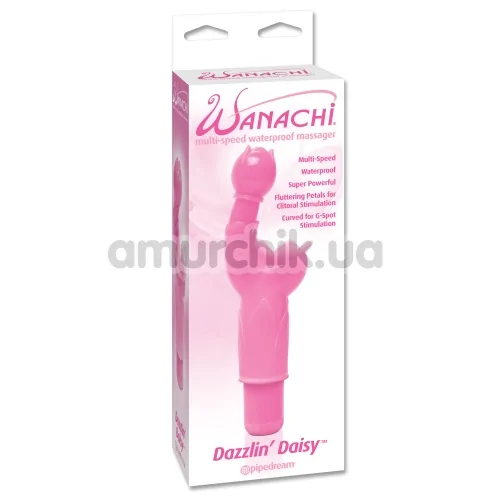 Вібратор кліторальний і точки G Wanachi Dazzling Daisy, рожевий