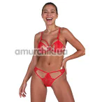 Комплект Passion Free Your Senses Anuvera Set, червоний: бюстгальтер + трусики-стрінги - Фото №1